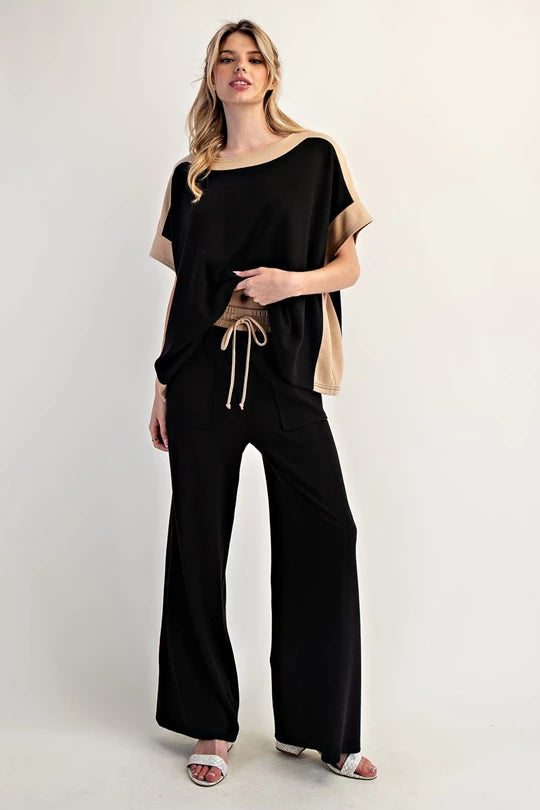 The Lounge Luxe Colorblock Top