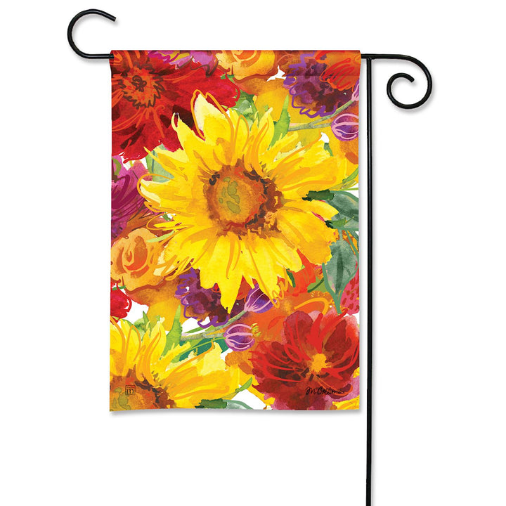 Autumn in Bloom Garden Flag