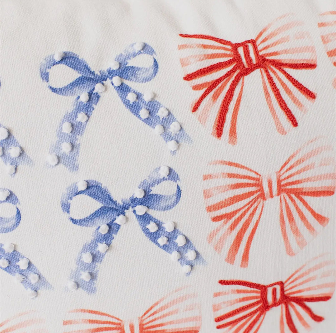 Liberty Ribbons & Bows Lumbar Pillow