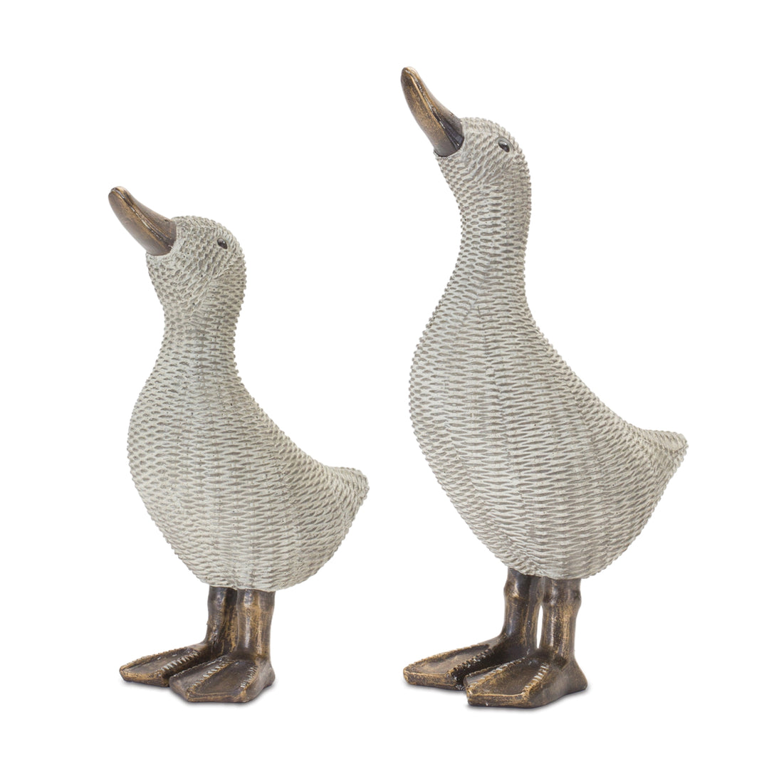 Woven Texture Standing Duck