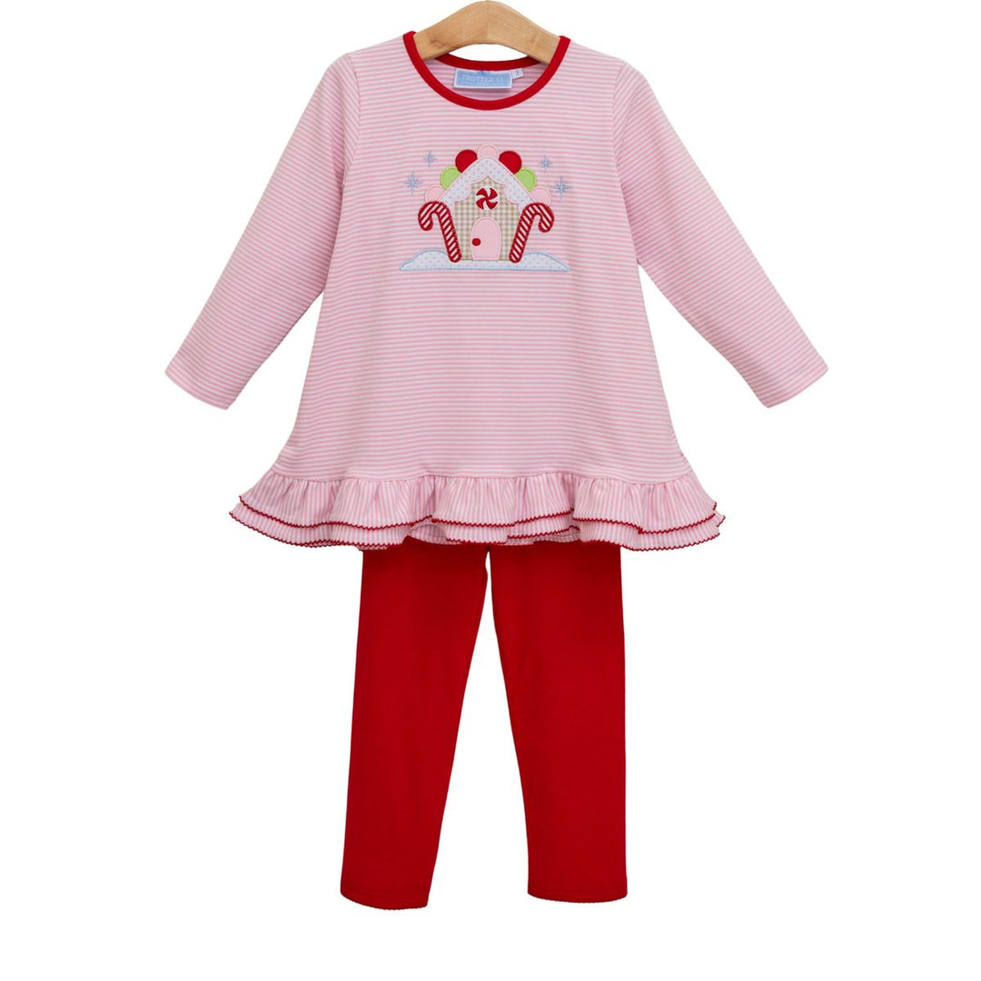 Gingerbread Lane Ruffle Legging Set