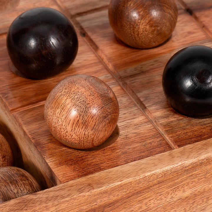Heritage Wood Tic-Tac-Toe Board