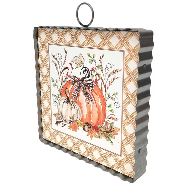 Harvest Pumpkin Gallery Wall Plaque
