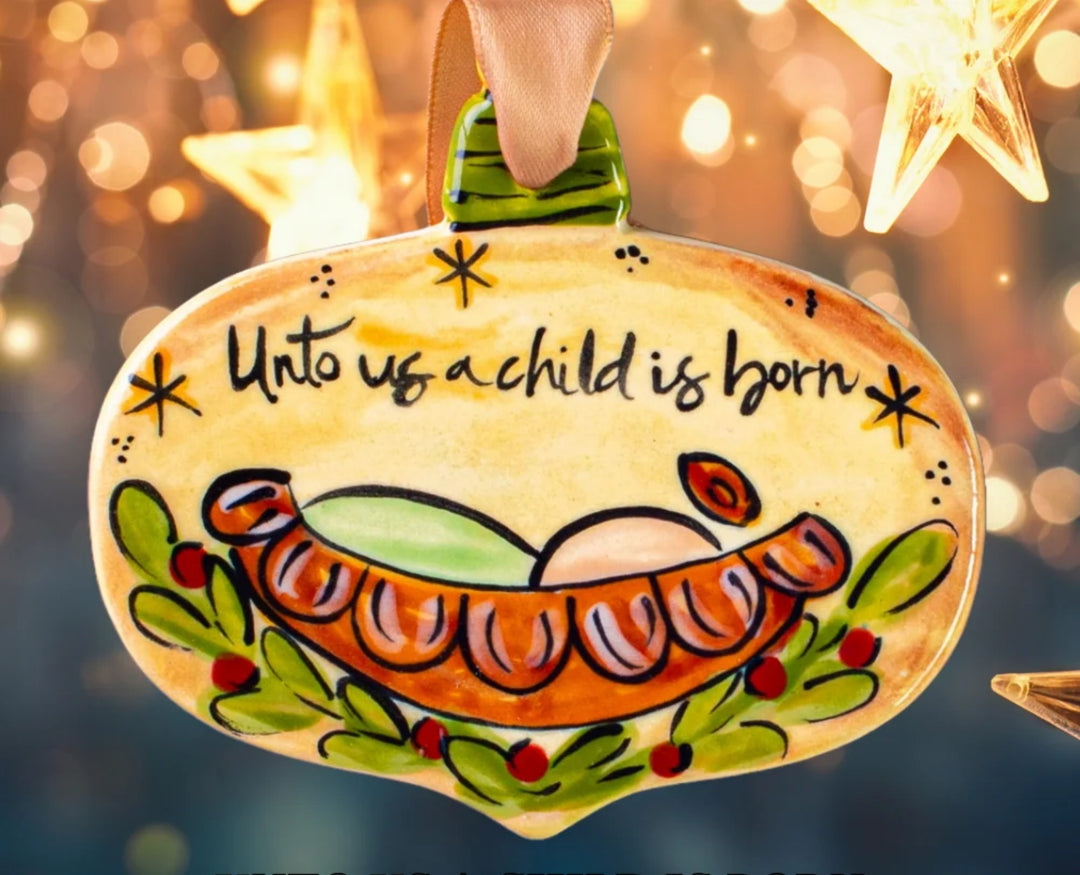 Hand Painted Disc Ornament Collection