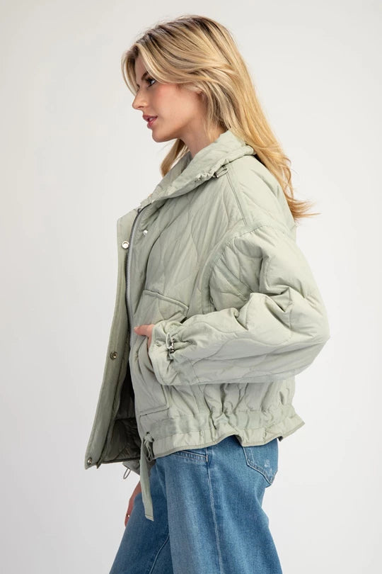 The Sage Chalet Quilted Jacket
