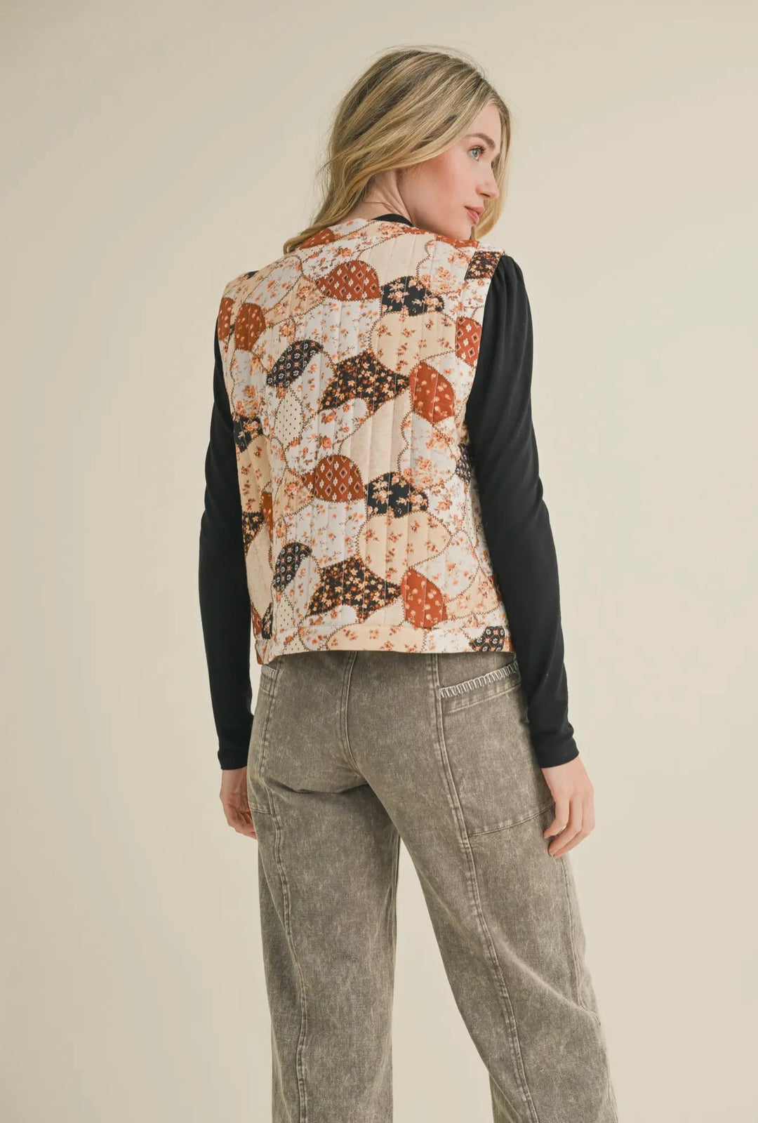 Prairie Patchwork Quilted Vest