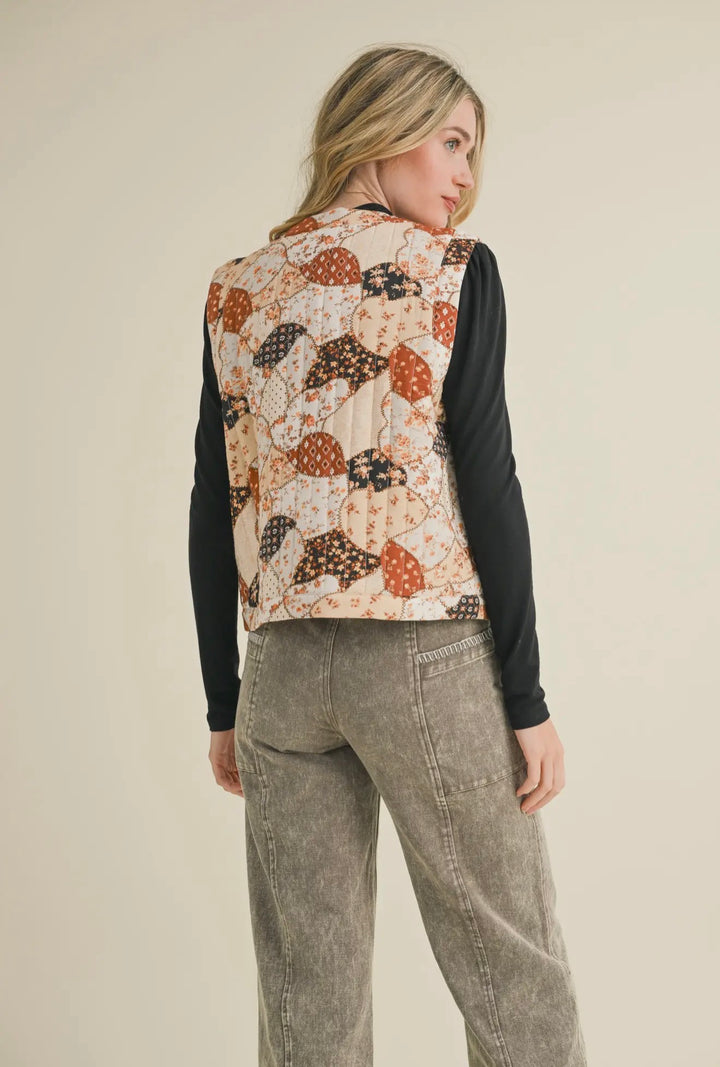 Prairie Patchwork Quilted Vest