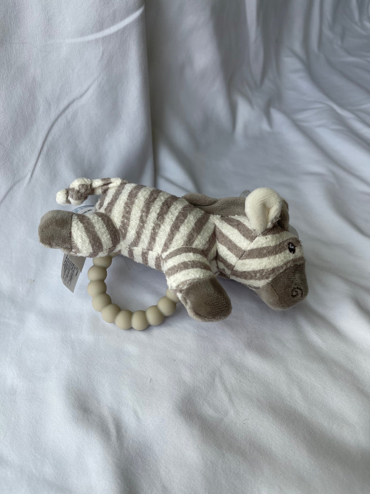 Zebra Teether Rattle