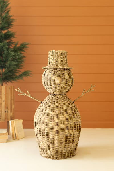 Winter Woven Snowman