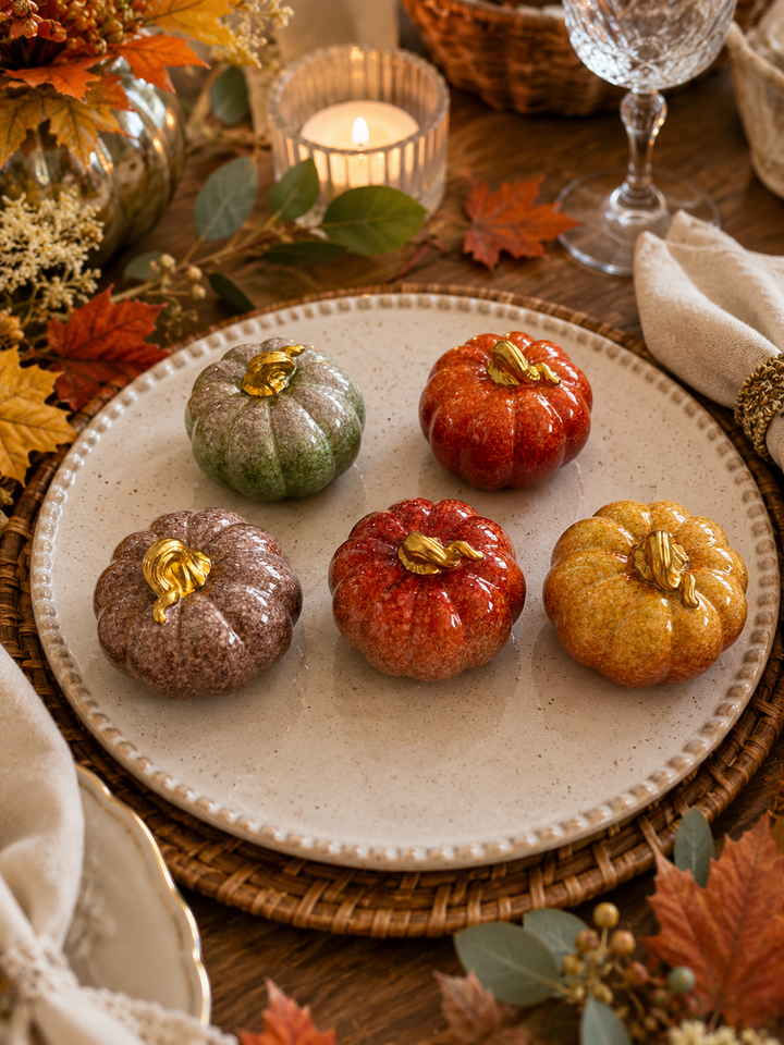 Harvest Resin Pumpkin