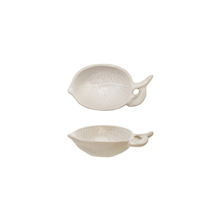 Stoneware Lemon Pinch Bowl