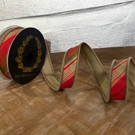 John Mark Enterprises: Traditions Plaid Ribbon