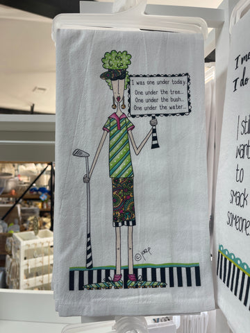 One Under Today Tea Towel