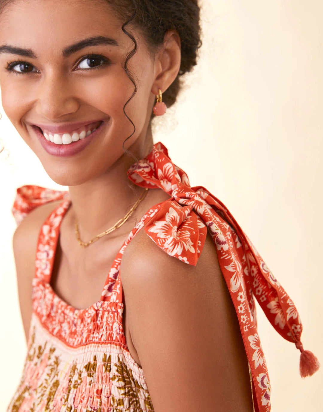 Saylor Hibiscus Maxi Dress