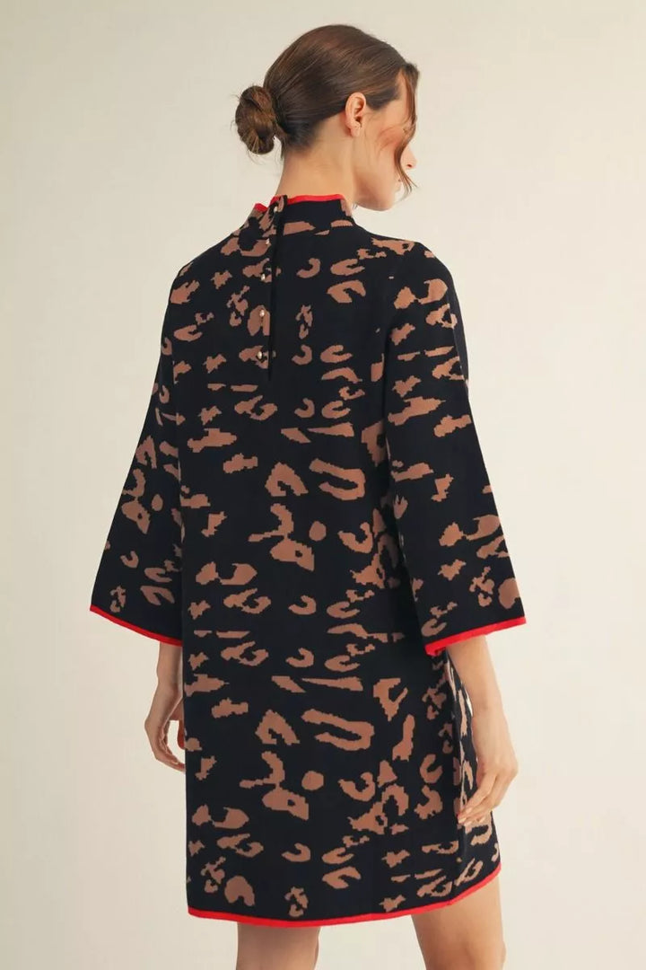The Riviera Leopard Shift Dress