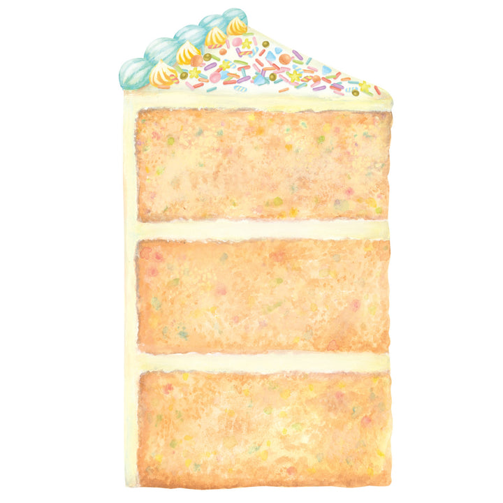 Celebration Cake Slice Table Accent
