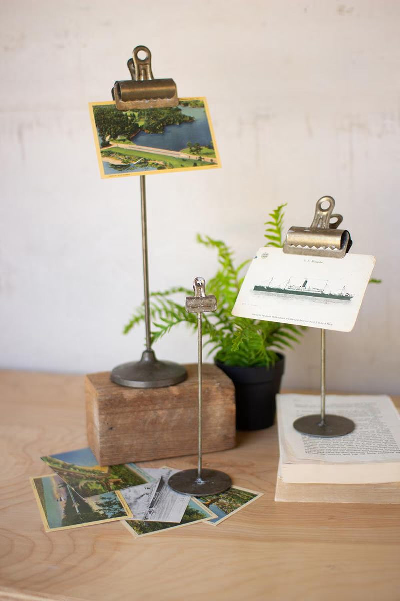 Vintage Charm Photo Clip Stand