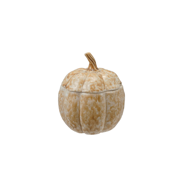 Harvest Pumpkin Stoneware Jar