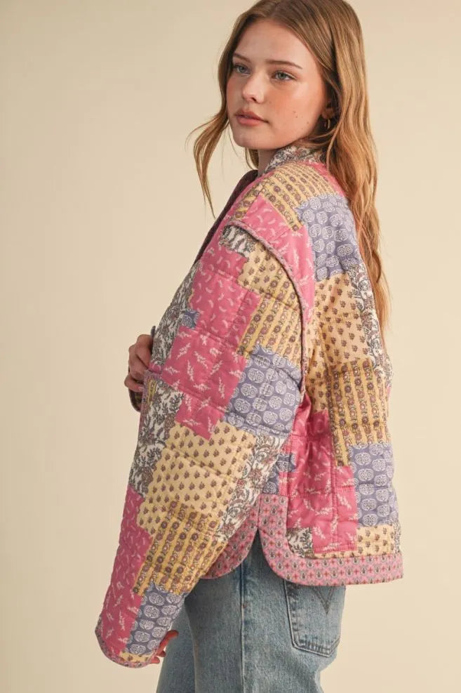 Rosewood Patchwork Quilted Jacket