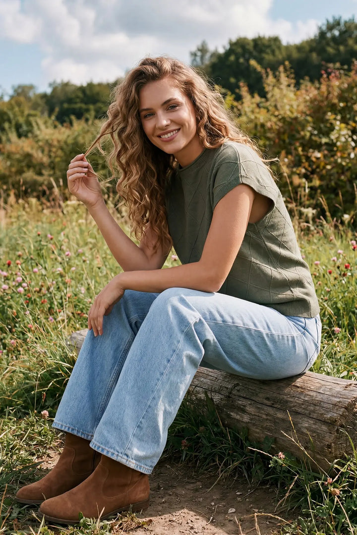 Olive & Easy Sweater Top