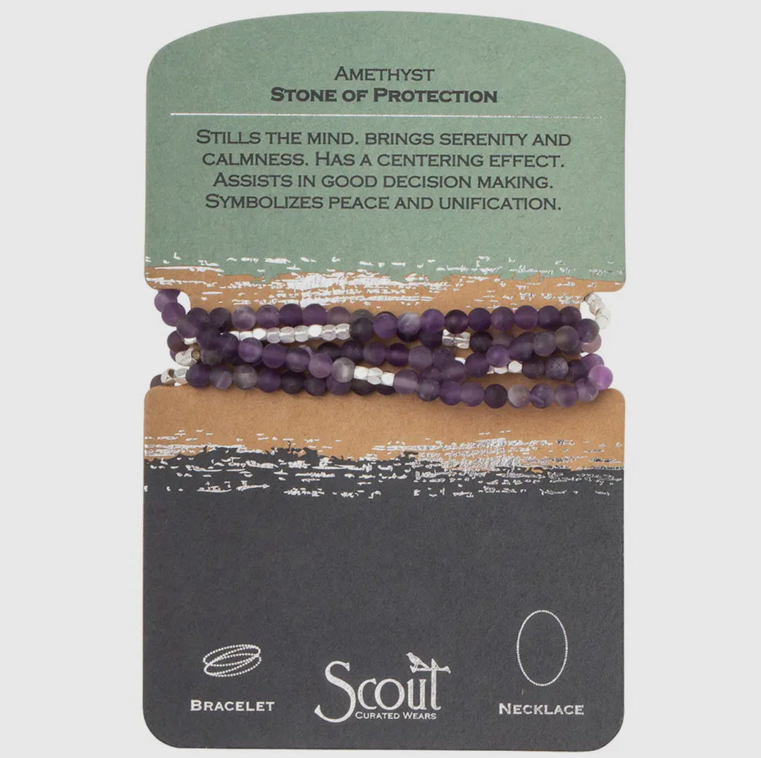 Stone Wrap Bracelet/Necklace