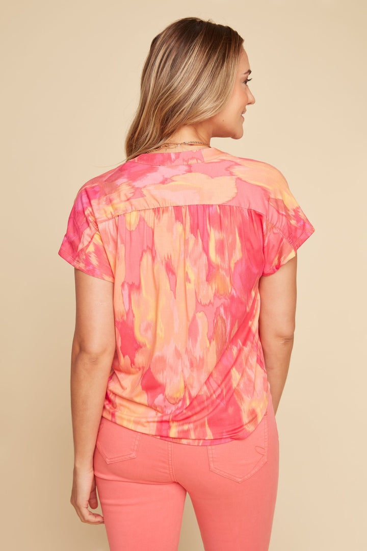 Coral Waves Top