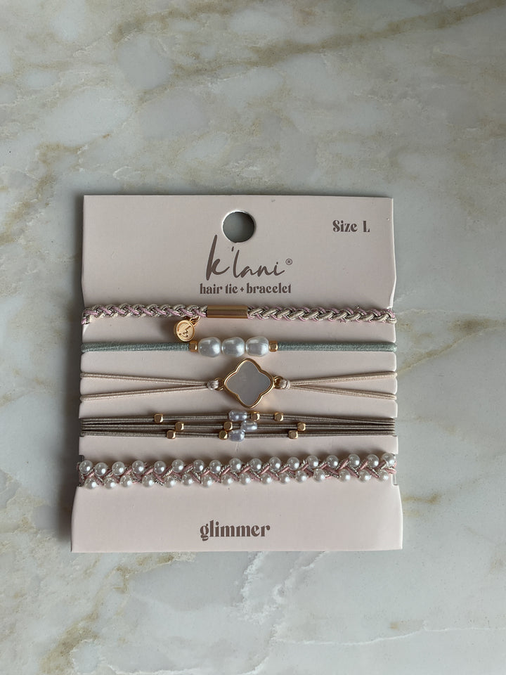 Hair Tie Bracelet Set