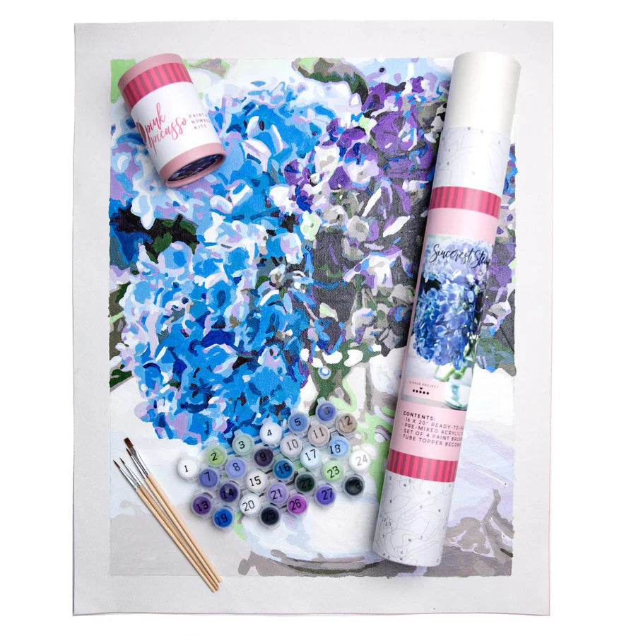 Floral Paint-by-Numbers Kit