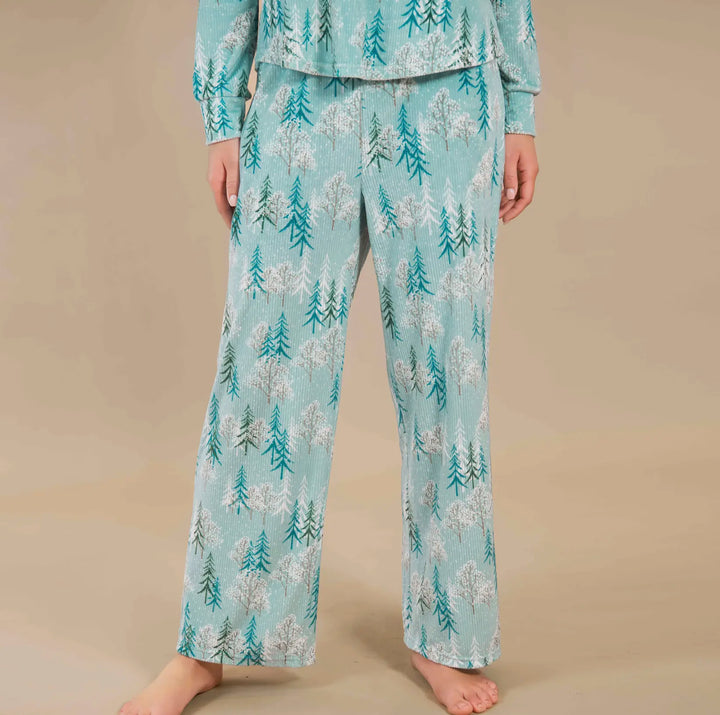 Frosted Blue Trees Pajamas