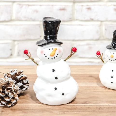 7.5” Ceramic Snowman