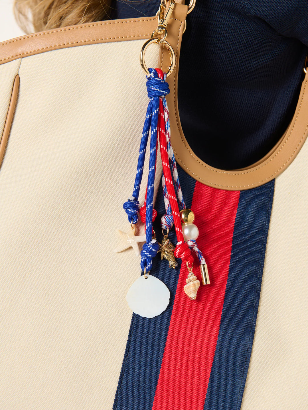 Stars, Stripes & Seashells Bag Charm