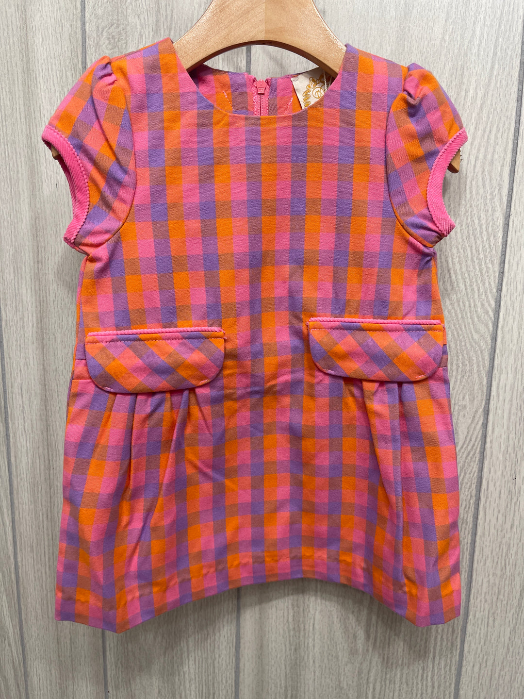 TBBC: Betts Bow Dress Autumn Plaid