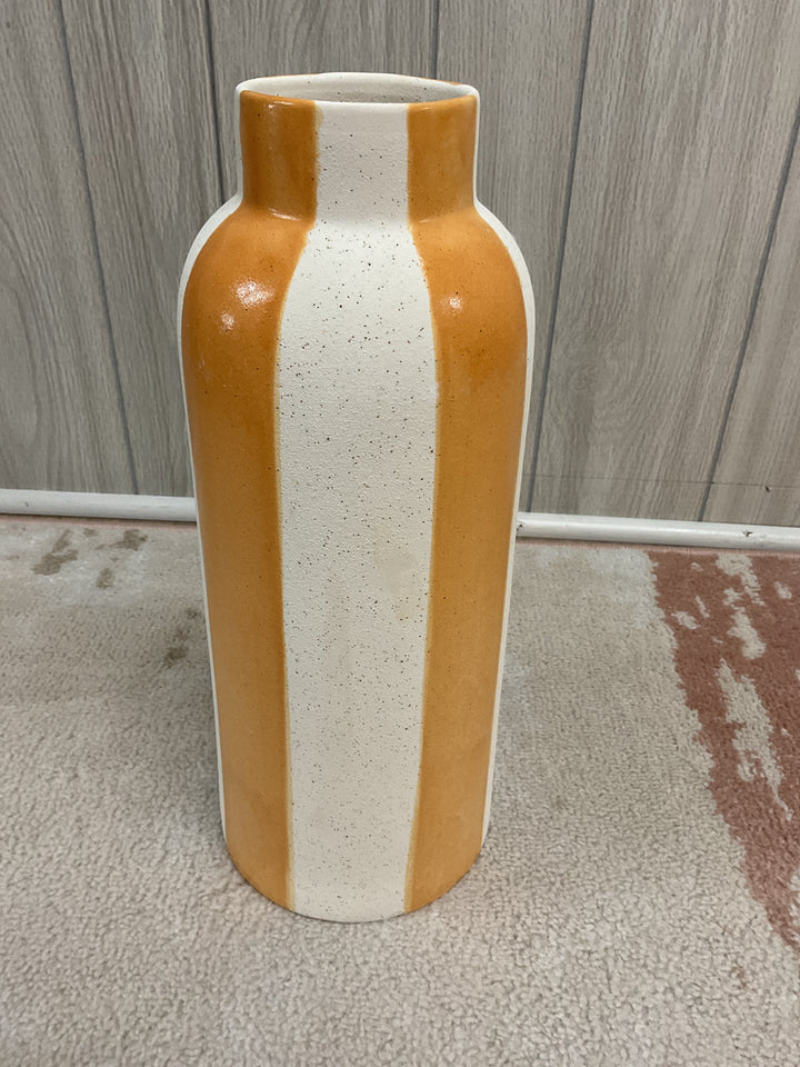 Ceramic Striped Vase Collection