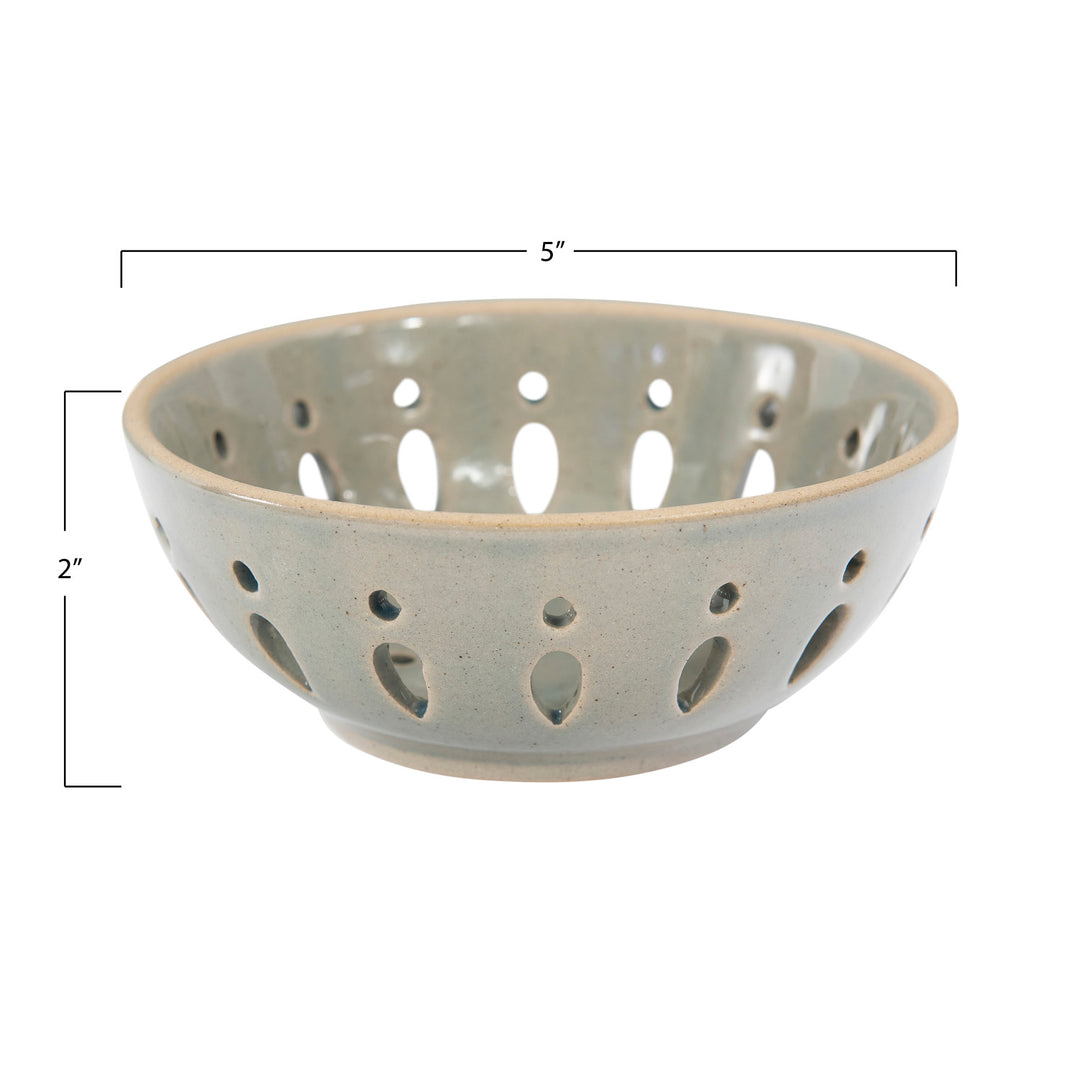 Garden Harvest Stoneware Berry Bowl