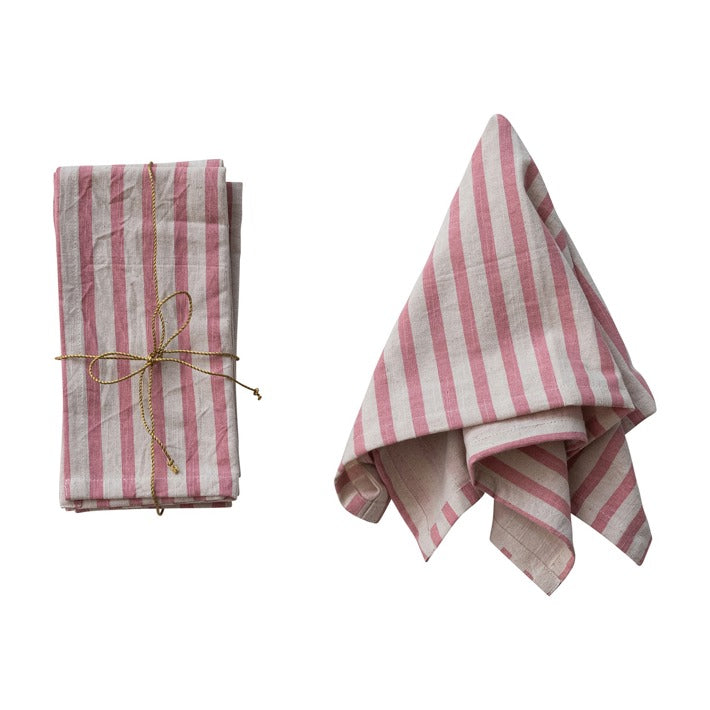 Pink Cotton Napkins