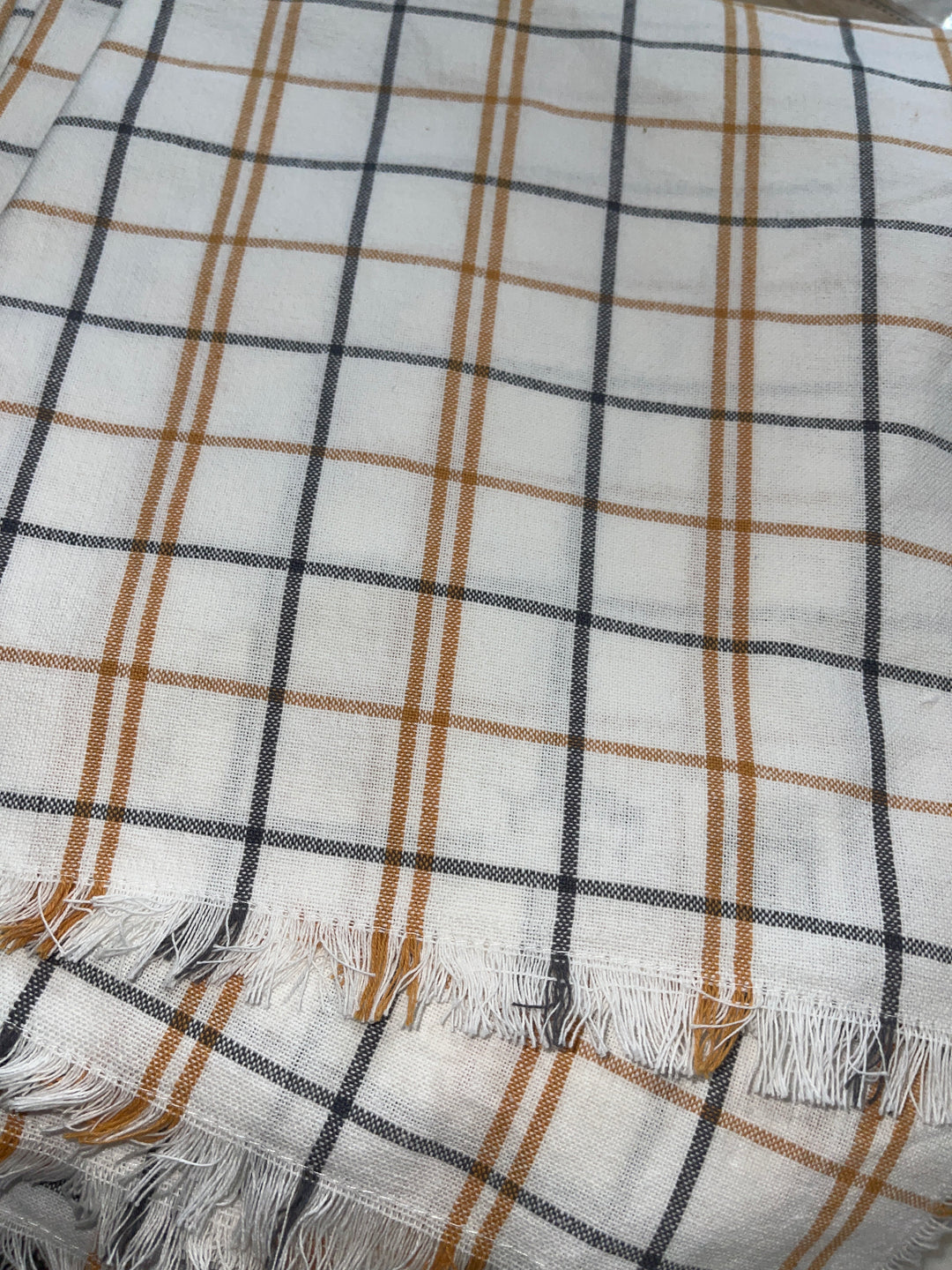 Windowpane Fringe Napkins