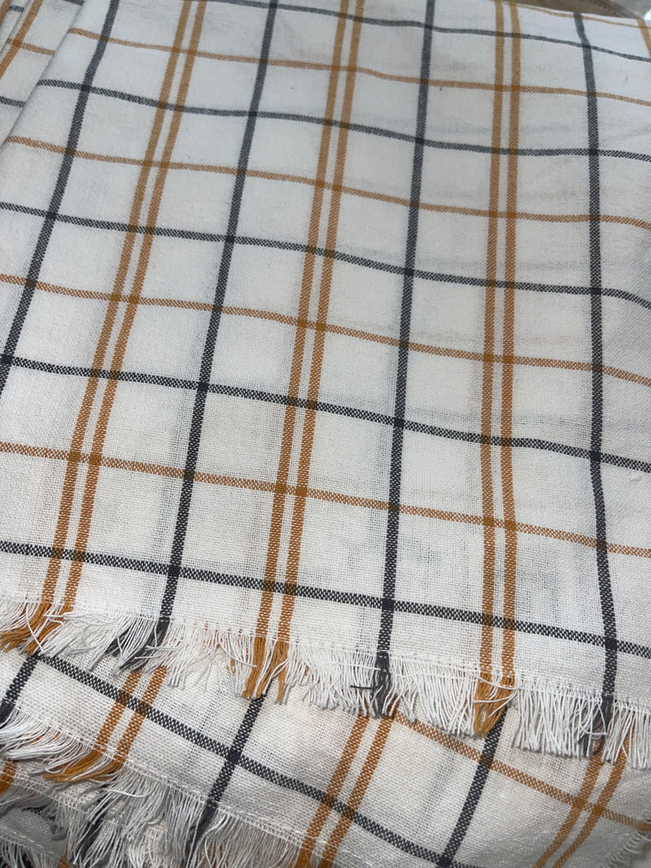 Windowpane Fringe Napkins