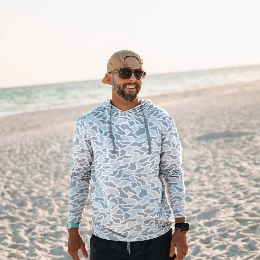Performance Hoodie – White Camo