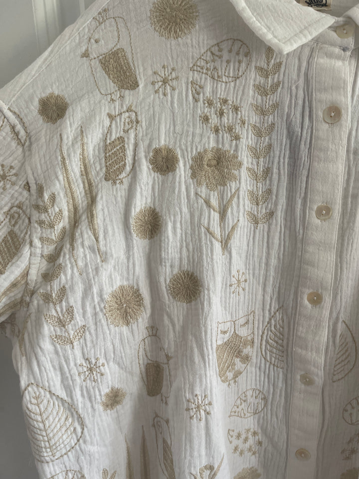 Flock of Birds Button Up