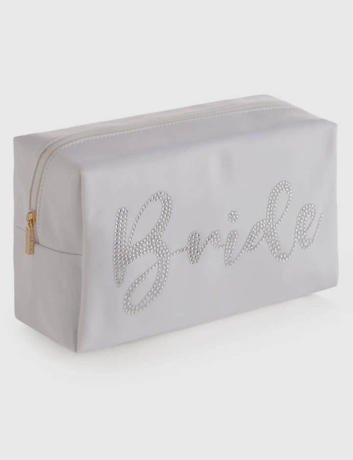 Bedazzled Bride Zipper Pouch