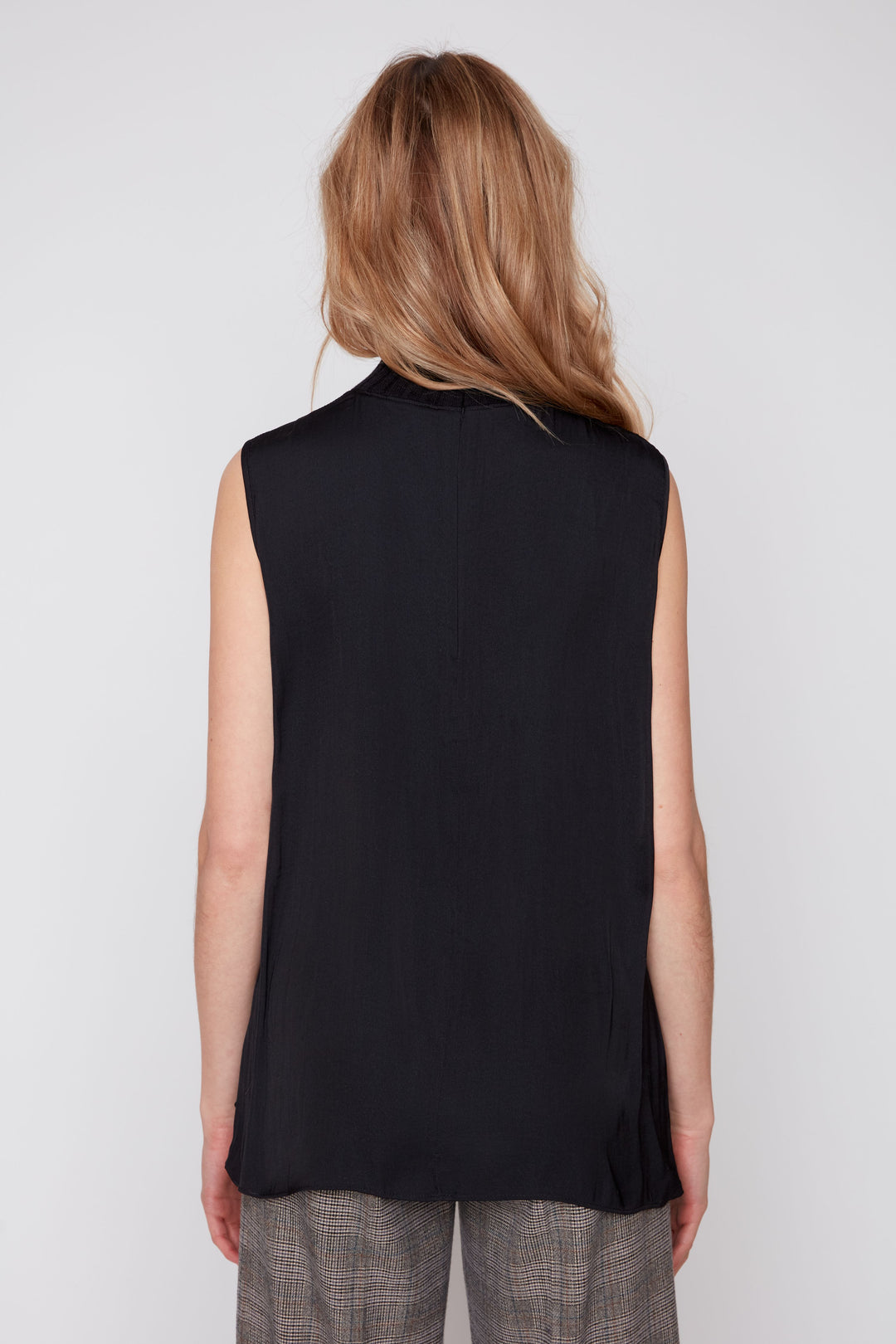 Black Label Mock Neck Blouse