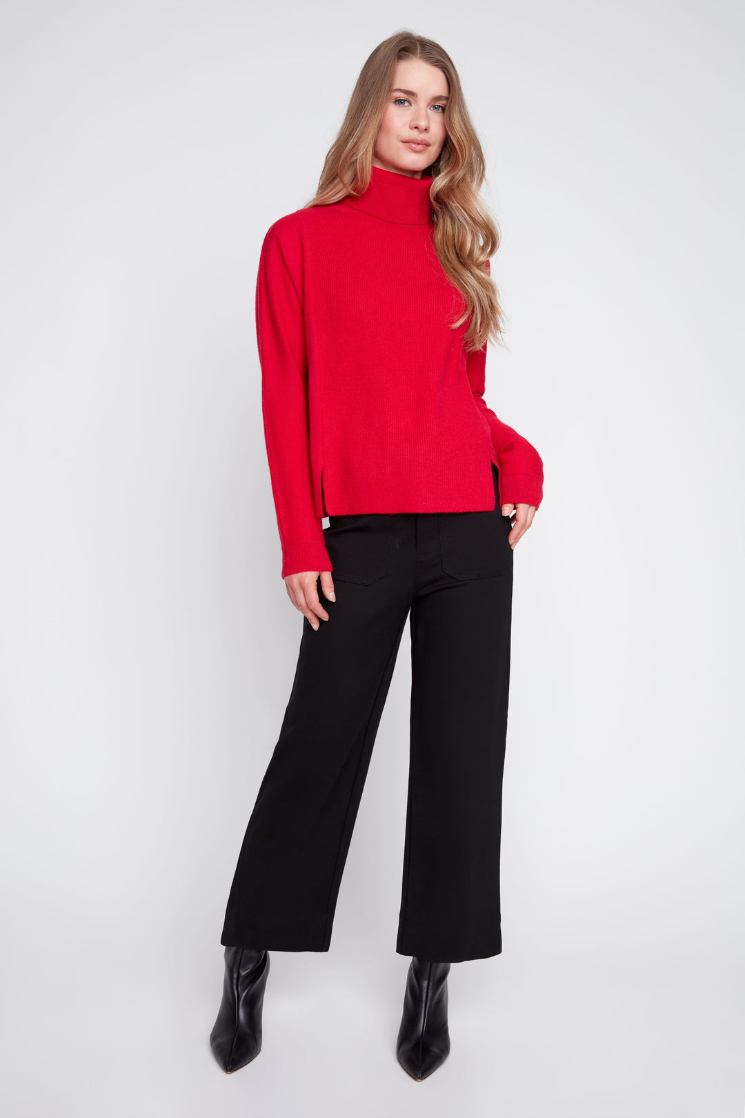 Lipstick Season Turtleneck Sweater
