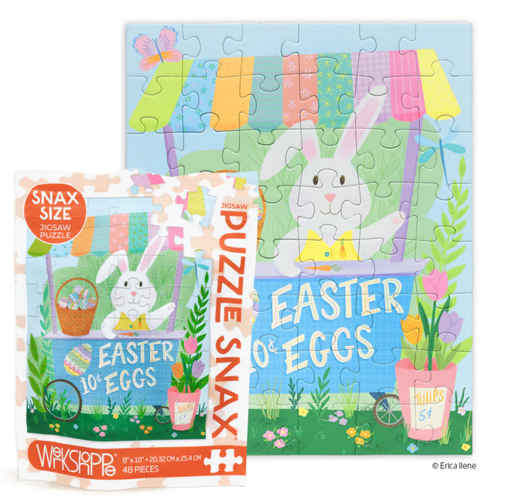 Snax Size Easter Bunny Market Puzzle