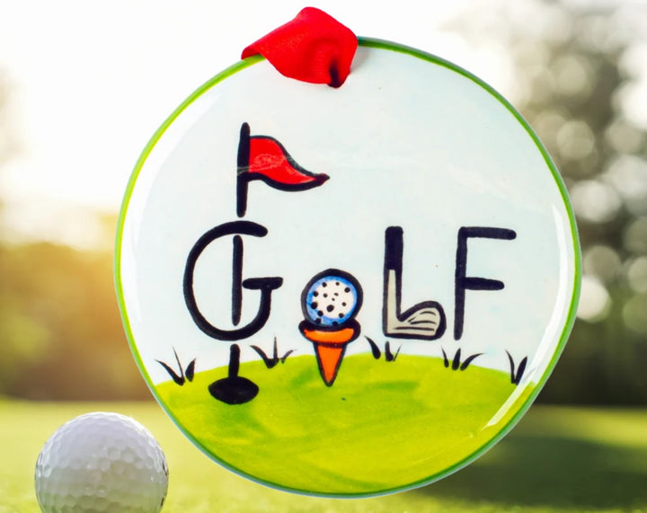 Hand Painted Disc Ornament Collection