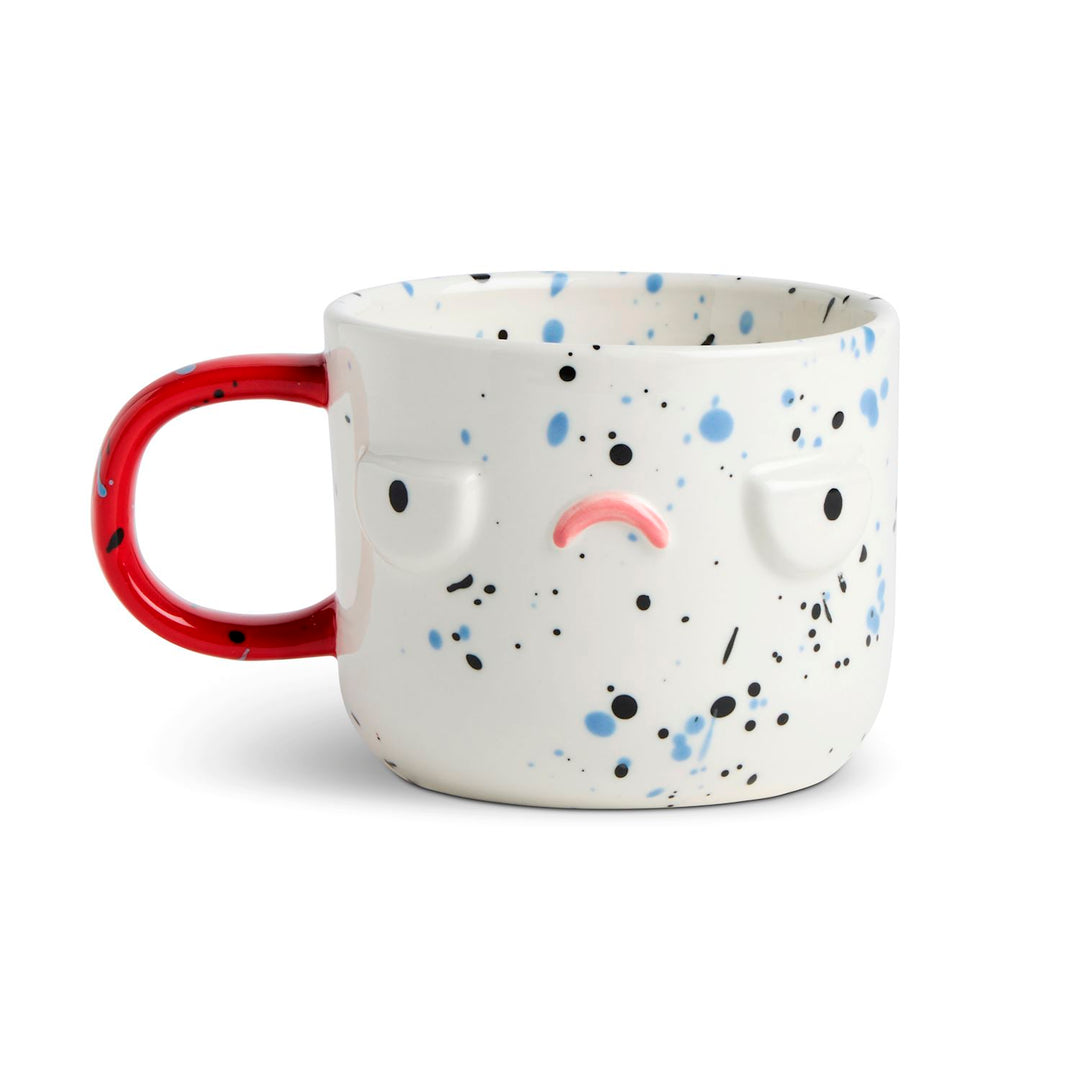 Whimsical Character Face Mug – 14 oz