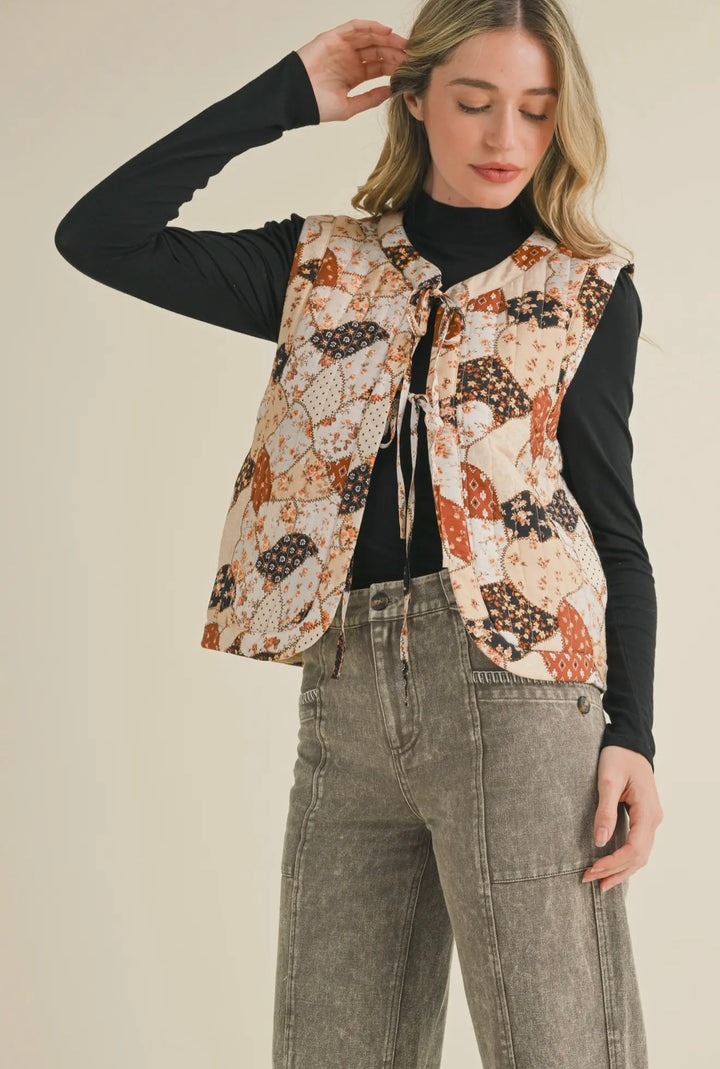 Prairie Patchwork Quilted Vest