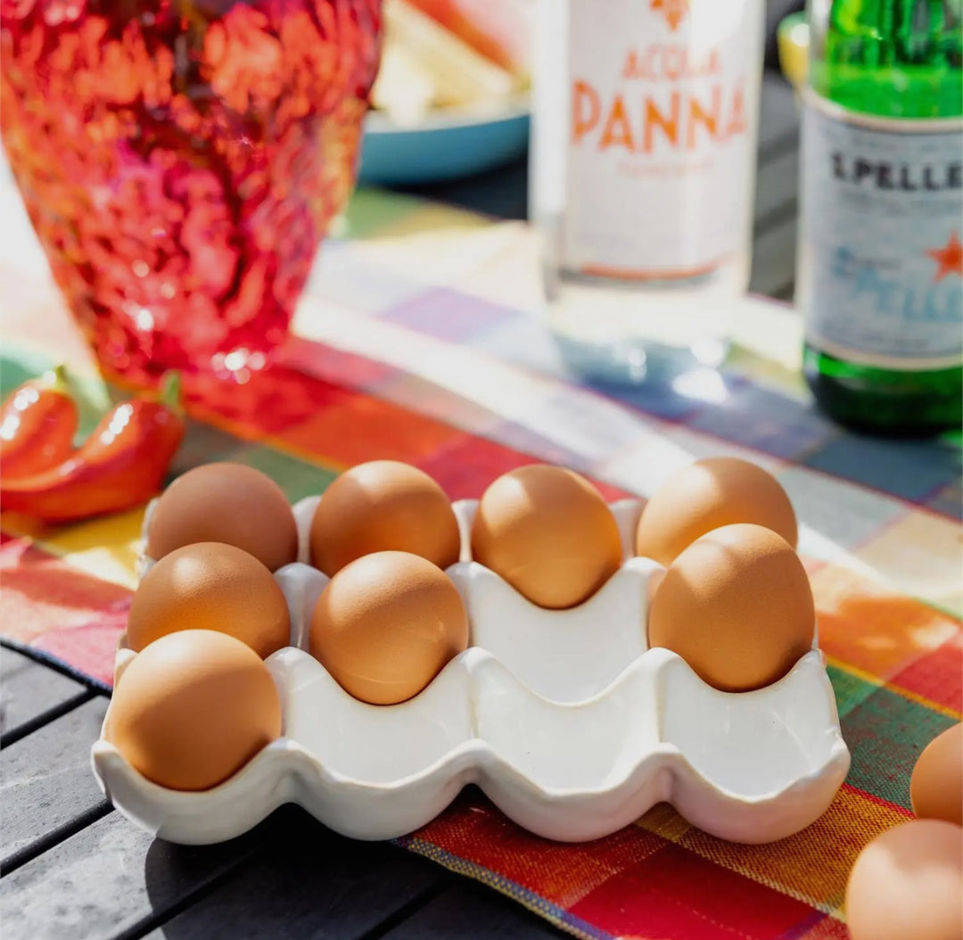 Ceramic Egg Carton Holder