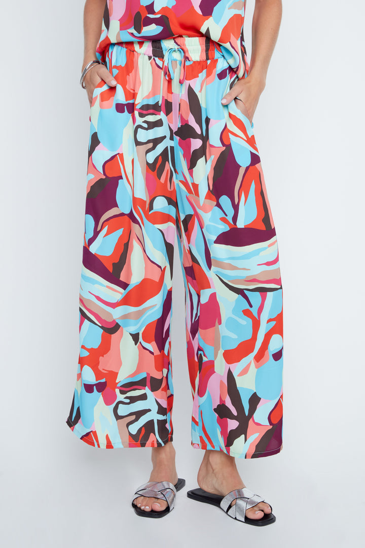 Sunset Splash Wide Leg Pants