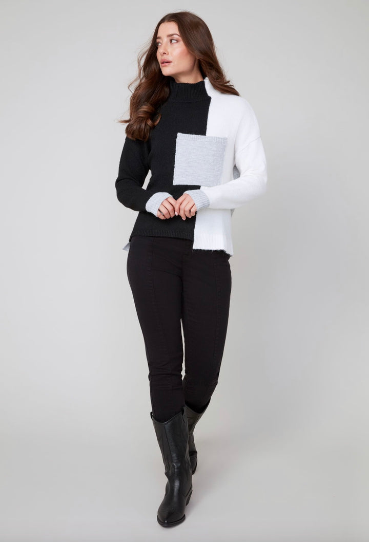 City Chic Colorblock Sweater