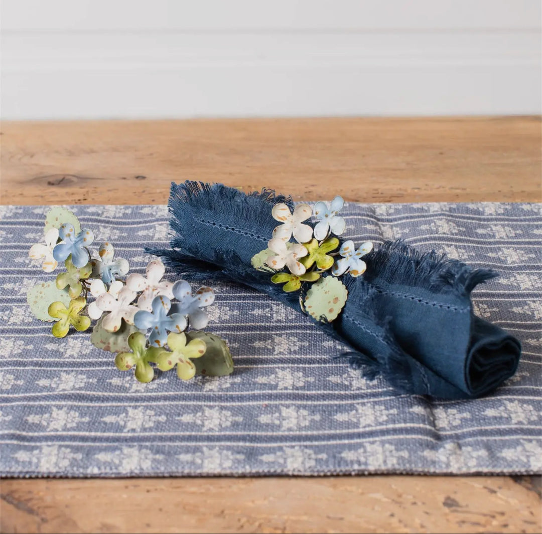 Dainty Hydrangea Napkin Ring